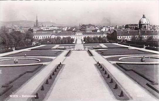 Austria Vienna Belvedere Real Photo