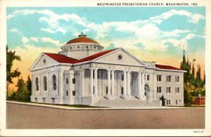 Indiana Washington Westminster Presbyterian Church 1936 Curteich