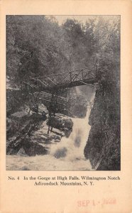 Wilmington New York Gorge at High Falls, Wilmington Notch, Adirondacks, PC U1068
