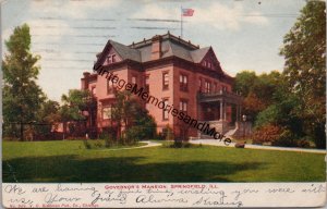 Governor's Mansion Springfield IL Postcard PC257