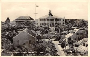 Nassau Bahamas panoramic view Government House real photo pc ZE686315