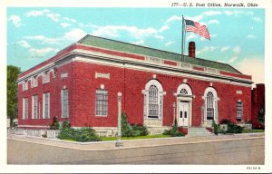 Ohio Norwalk Post Office Curteich