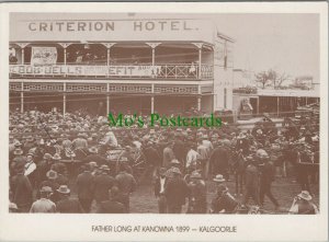 Australia Postcard - Father Long at Kanowna 1899, Kalgoorlie   RR14342