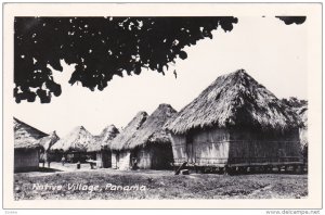 RP; PANAMA, 1900-1920's; Native Village