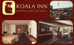 Postcard Early View of Koala Inn, Hyannis, Cape Cod, MA.       N6