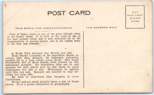 c1910s Cairo, Egypt Mosque Sultan Hassan Advertising Sample PC Scaffolding A338