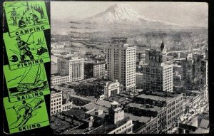 Vintage Postcard 1939 Aerial View of Tacoma, Washington (WA)