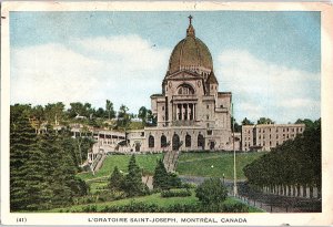Postcard CHURCH SCENE Montreal Quebec QC AI2196