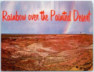 Postcard - Rainbow over the Painted Desert - Northern Arizona