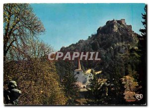 Postcard Modern Franche Comte Jura Salins les Bains Picturesque The church Sa...