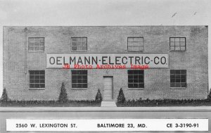 MD, Baltimore, Maryland, Oelmann-Electric Company, Exterior, Dexter No 13292B