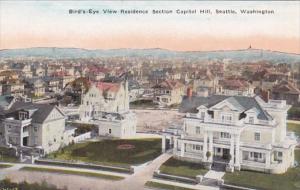 Washington Seattle Birds Eye View Residence Section Capitol Hill