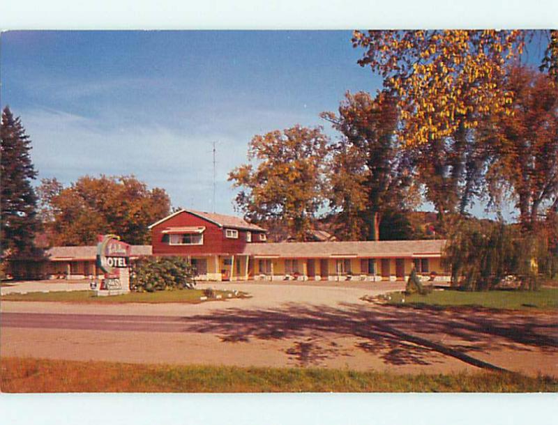 Unused Pre-1980 HOLIDAY MOTEL Prarie Du Chien Wisconsin WI u3716