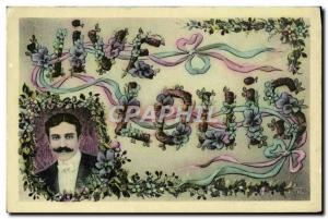 Old Postcard Fantasy Vive Louis Surname