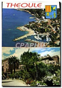 Postcard Modern Corniche Remembrance Theoule Panoramic Le Chateau