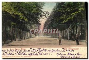 Postcard Old Lawn Jennis Platze Bad Oeynhausen