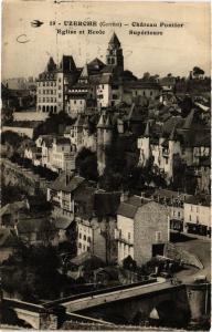 CPA  Uzerche - Chateau Pontier - Eglise et Ecole Superieure  (692047)