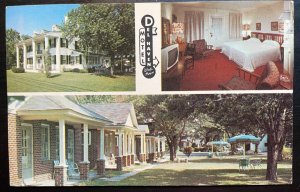 Vintage Postcard 1940's Del Haven White House Motel, College Park, Maryland