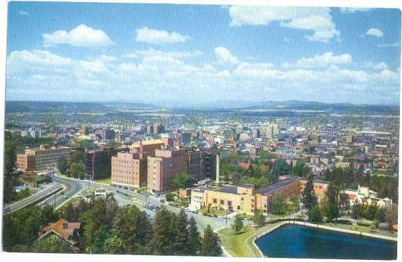 Air View Spokane Washington WN