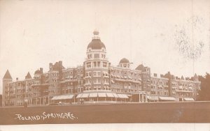 POLAND SPRINGS MAINE~1900's REAL PHOTO POSTCARD