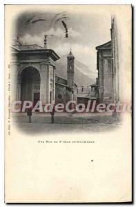 Old Postcard A street St Jean de Maurienne