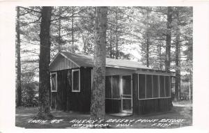 D34/ Hayward Wisconsin Wi Postcard Real Photo RPPC 1971 Bilsky's Breezy Resort