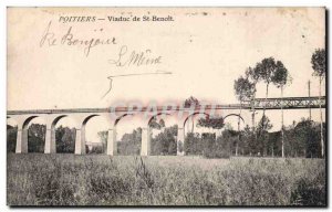 Poitiers - Viaduct Saint Benoit - Old Postcard