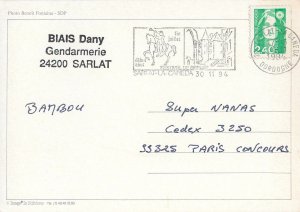 France street artists violin  Postcard