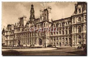 Paris - 4 - L & # 39Hotel City - 1882 Old Postcard