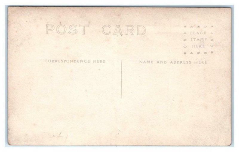 RPPC HARPER DRUG CO. Men Walking in Front  c1910s  Postcard