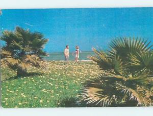 Pre-1980 Postcard Ad AMERICAN AIRLINES Santa Barbara California CA HM4378@