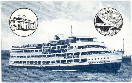 Potomac River Cruise aboard M.V. George Washington, Wilson Line