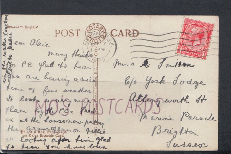 Family History Postcard - Smitten - Atlingworth Street, Brighton, Sussex  RF3953
