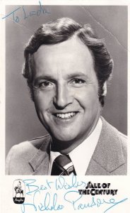 Nicholas Parsons Sale Of The Century Hand Signed Anglia Photo Please Read