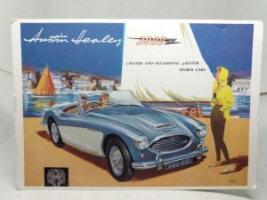 Austin Healey 3000 Vintage Car Advertising Postcard