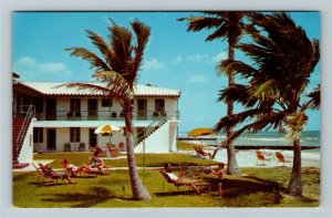 Hollywood FL- Florida, Morad Ocean Apartments, Atlantic Ocean, Chrome Postcard