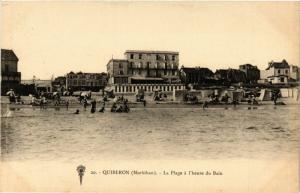 CPA QUIBERON - La Plage a l'heure du Bain (293647)