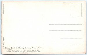 c1908 Vienna, Austria Kaiser Jubilee Procession Medieval Costume Church A370