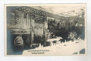 1510  Sweden Turist Hotel Holmenkollens  Holiday Banquet Interior RPC