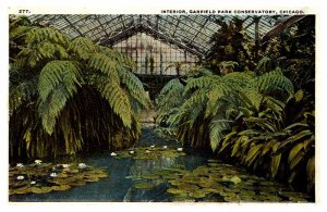 Postcard PARK SCENE Chicago Illinois IL AS6286