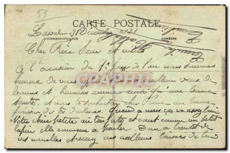 Old Postcard Environs de Laval monastery hatch