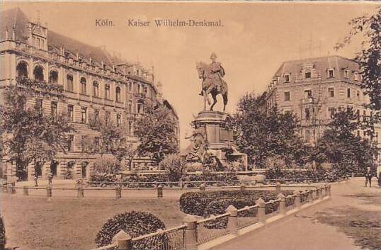 Germany Koeln Kaiser Wilhelm Denkmal