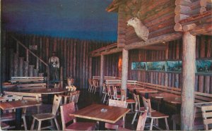 Postcard Wyoming Moran Stockade Room Jackson Lake Lodge Intermountain 23-1064