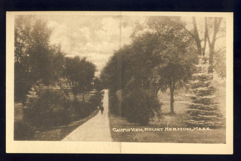 Mount Hermon, Massachusetts/MA/Mass Postcard, Campus View