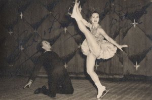 1950s Unidentified Cariety Theatre Hall Dancers Hand Signed Photo