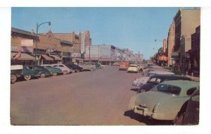 KS - Salina. Santa Fe Avenue Street Scene looking North ca 1950