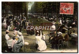 Vichy Old Postcard A corner of the park