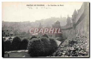 Old Postcard Chateau de Fougeres La Courtine North