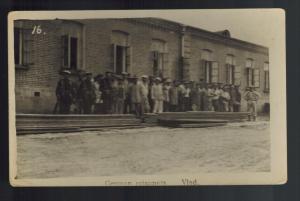 WW1 Mint RPPC Postcard German Prisoners of War in Vladivostock Russia POW