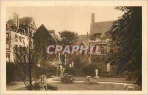 Postcard Rouen Old Town Museum of Albano Court Square and the Small Tables No...